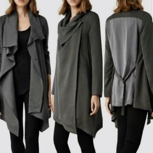 All Saints black coat